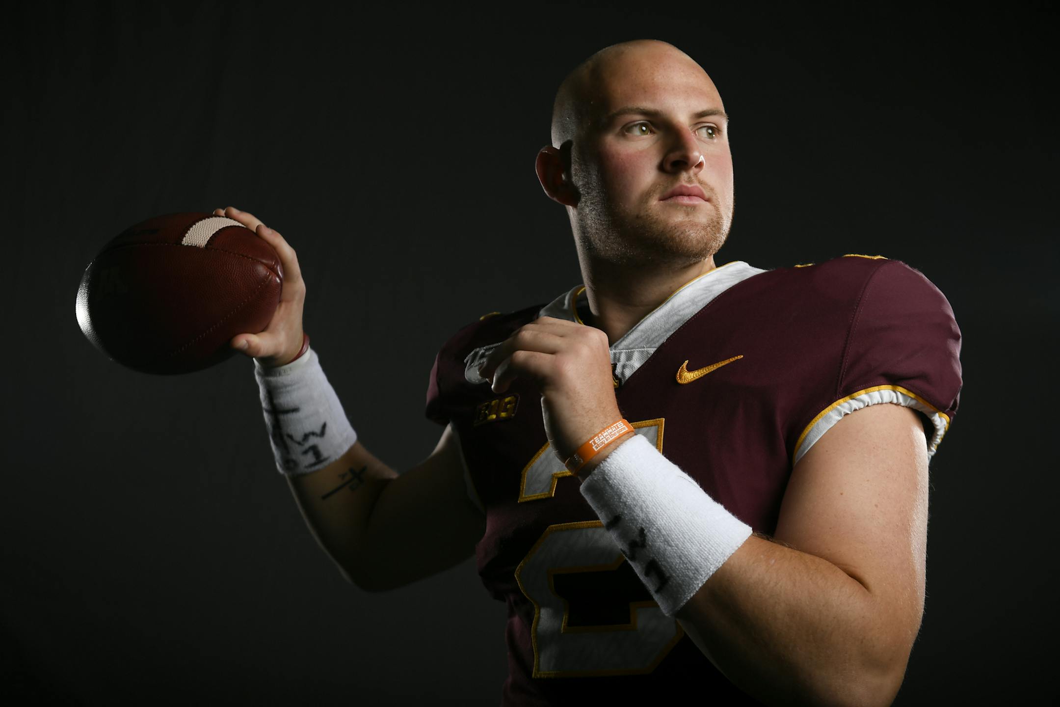 Gophers quarterback Tanner Morgan