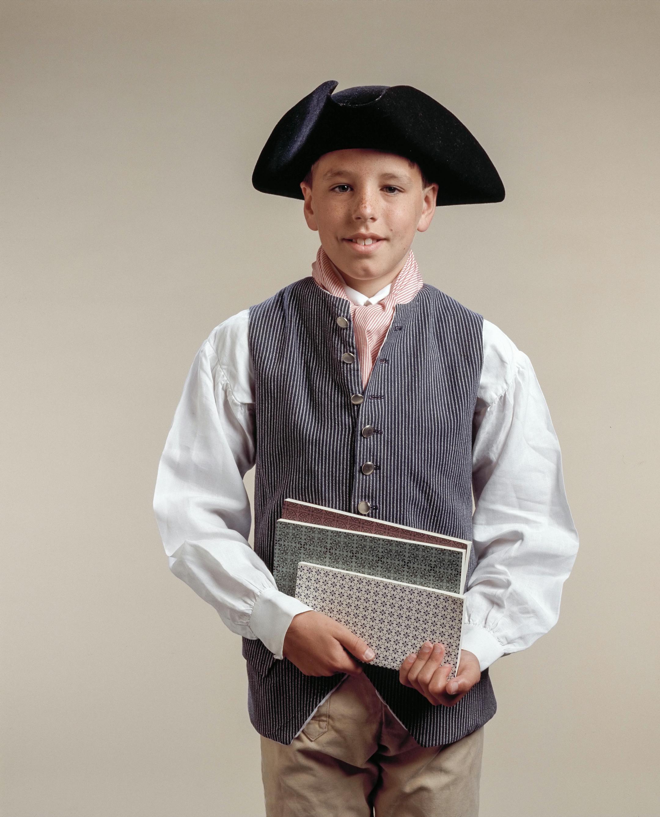 David Schmidt participating in a Colonial Williamsburg photography shoot
in 1999.