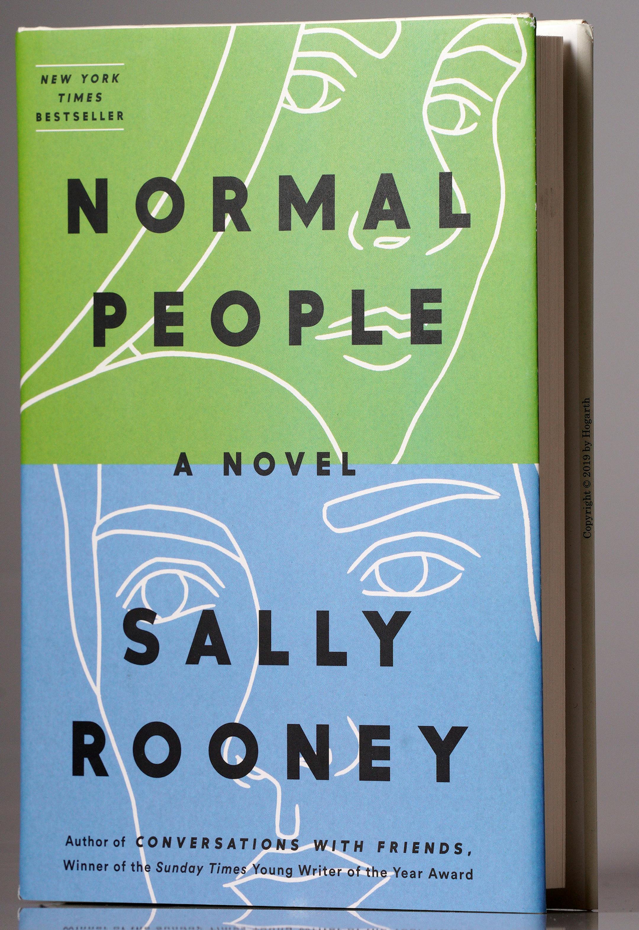 Normal People by Sally Rooney. ] ANTHONY SOUFFLE • anthony.souffle@startribune.com Books for the newspaper's Holiday Books Guide photographed in the Star Tribune photo studio Thursday, Nov. 7, 2019 in Minneapolis.