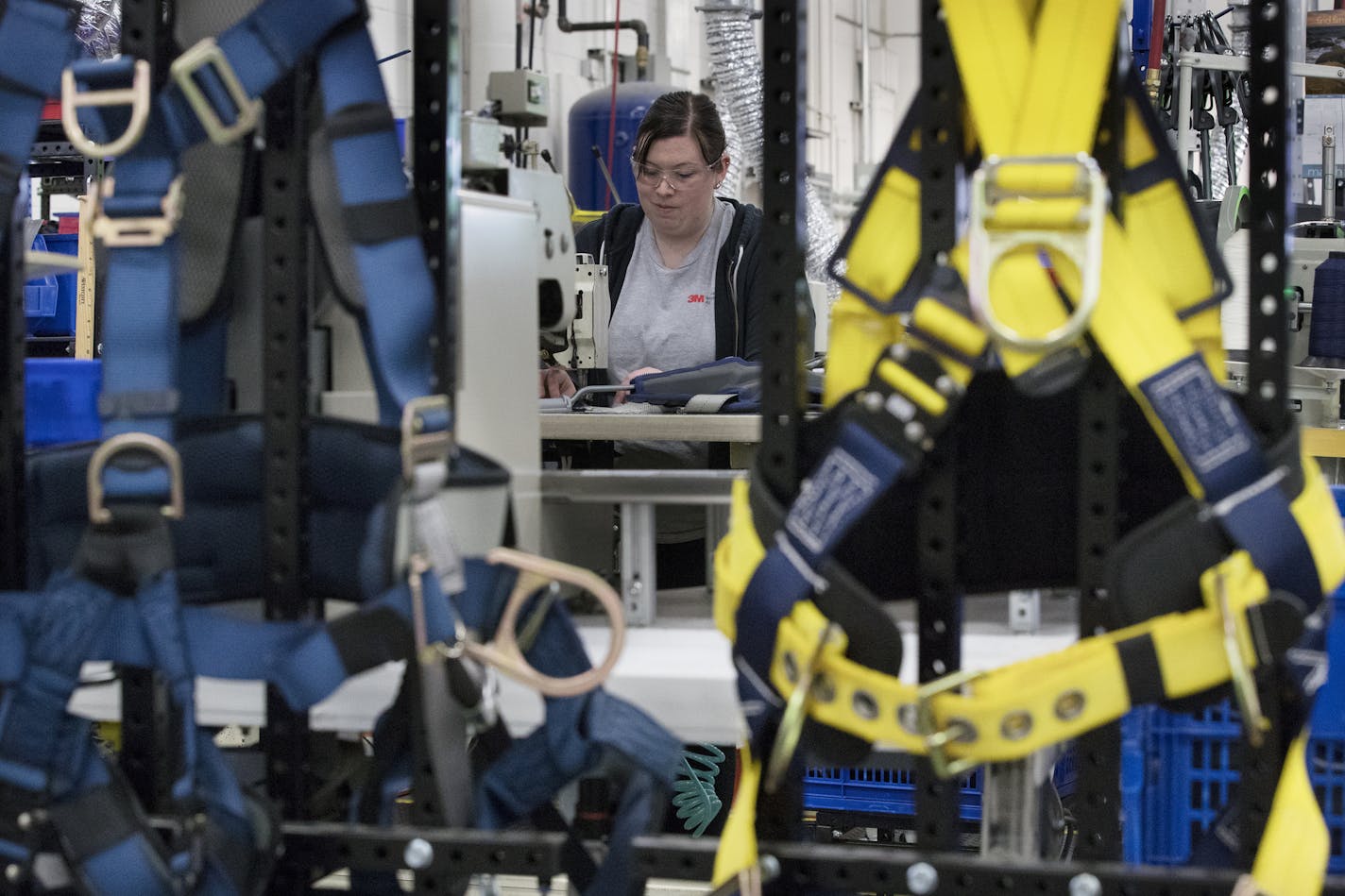 Manufacturing continues its growth streak in the Midwest. Pictured is 3M's Red Wing factory that makes safety equipment. 3M reported stronger than expected results last week. (JERRY HOLT/Star Tribune file photo)