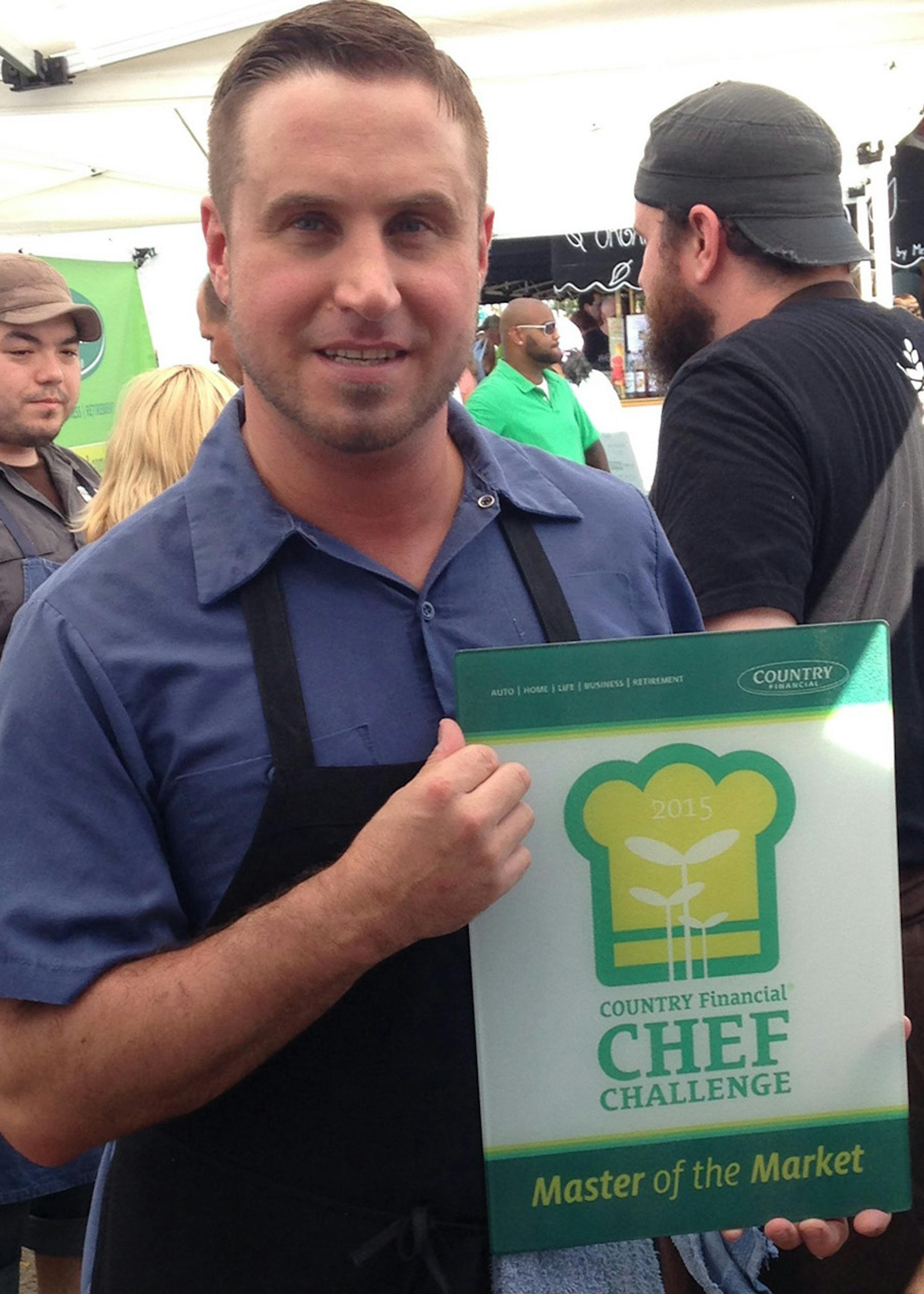 Joe Rolle, the master of the Minneapolis Farmers Market.