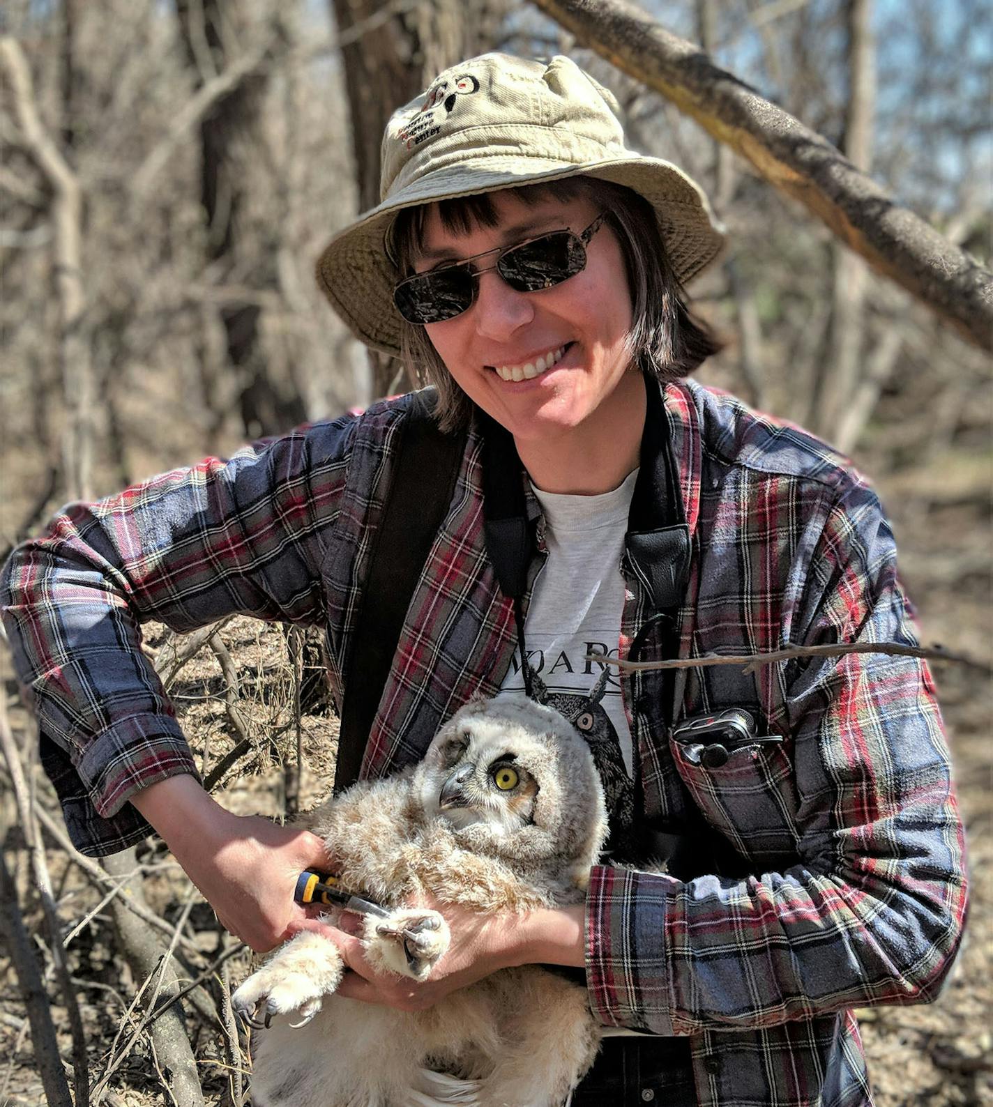 Karla Bloem, director of the International Owl Center in Houston, Minn.