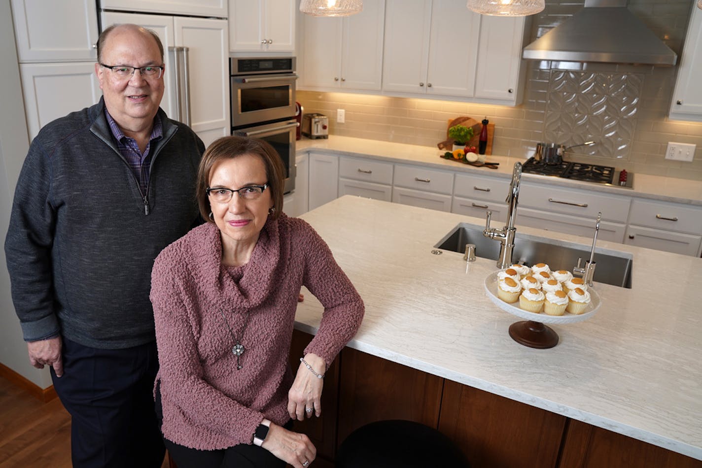 Rather than moving to downsize, Arlys and John Edson remodeled the kitchen of their longtime home in Plymouth.