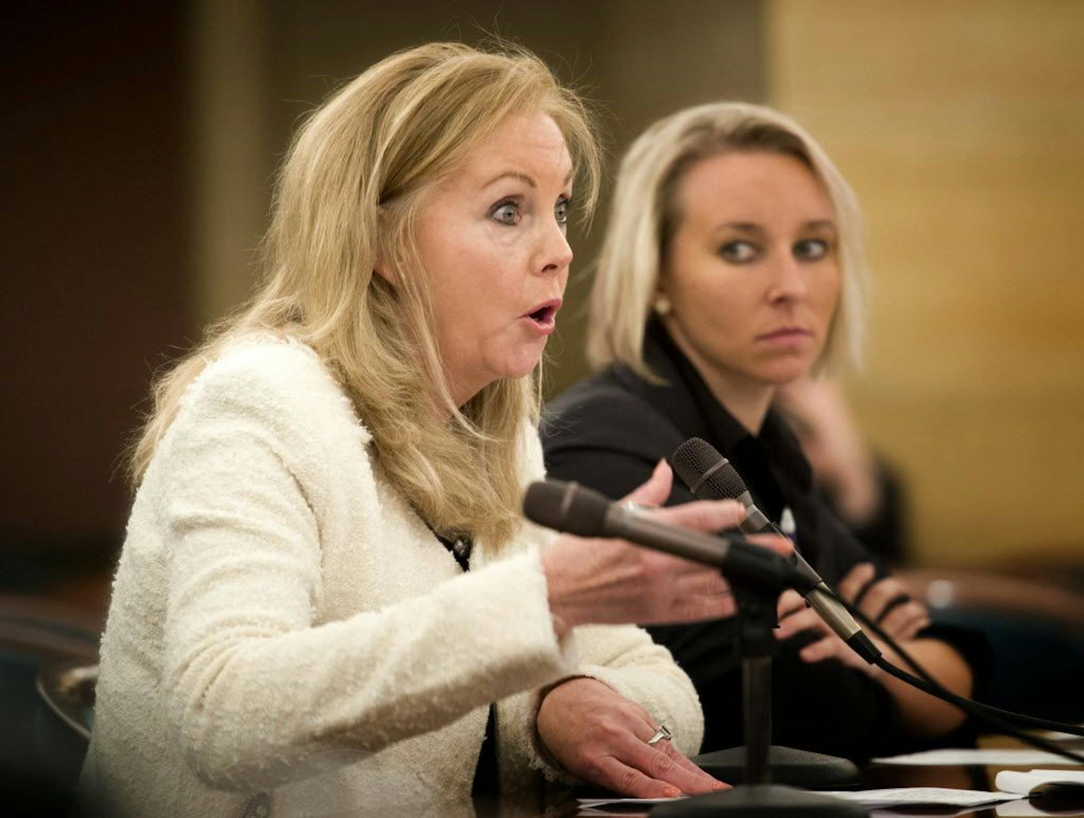 Maureen Bausch (file photo by Glen Stubbe); there are other file photos of her in Merlin, too.