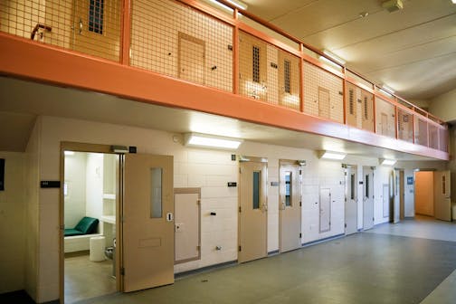 An empty module in the Hennepin County Juvenile Justice Center in Minneapolis. It is one of 13 mods in the Center. ] GLEN STUBBE &#x2022; glen.stubbe@startribune.com Friday, August 30, 2019 Rep. Ilhan Omar hosted members of the Congressional Black Caucus&#x2014;including Reps. Sheila Jackson Lee, Barbara Lee, Ayanna Pressley &#x2014;for a visit to Minneapolis as part of their &#x201c;State of Black America&#x201d; series. Thye had events related to education, criminal justice reform, business, a