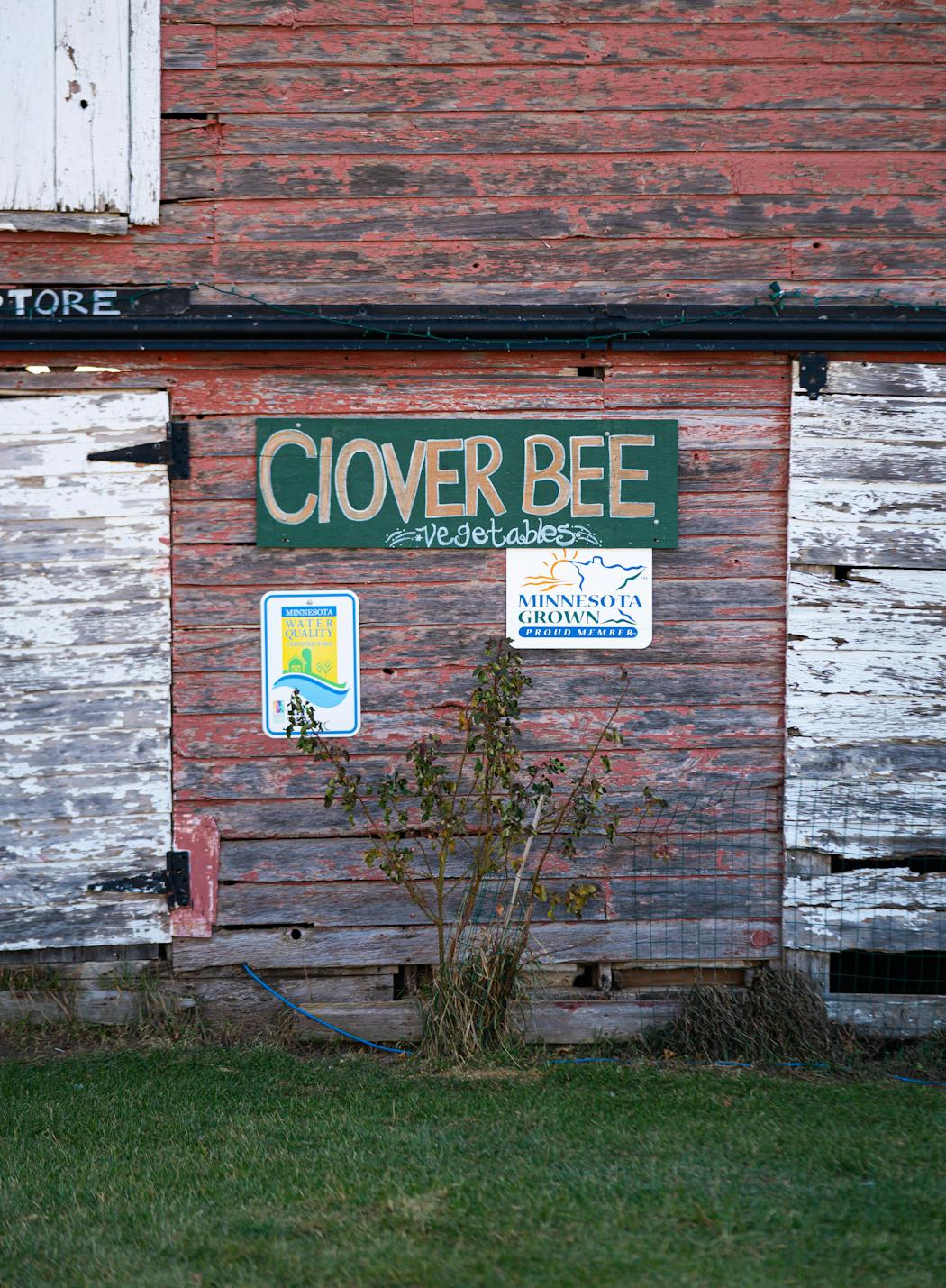 Andrew and Margaret Hanson-Pierre own Clover Bee Farm in Shafer. Margaret works as a substitute teacher, and Andrew as a school bus driver, outside of growing season.