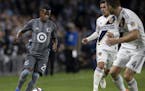 Minnesota United designated player Darwin Quintero came on as a second-half substitution in the team's first MLS playoff game Sunday against L.A. Gala
