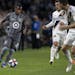 Minnesota United designated player Darwin Quintero came on as a second-half substitution in the team's first MLS playoff game Sunday against L.A. Gala