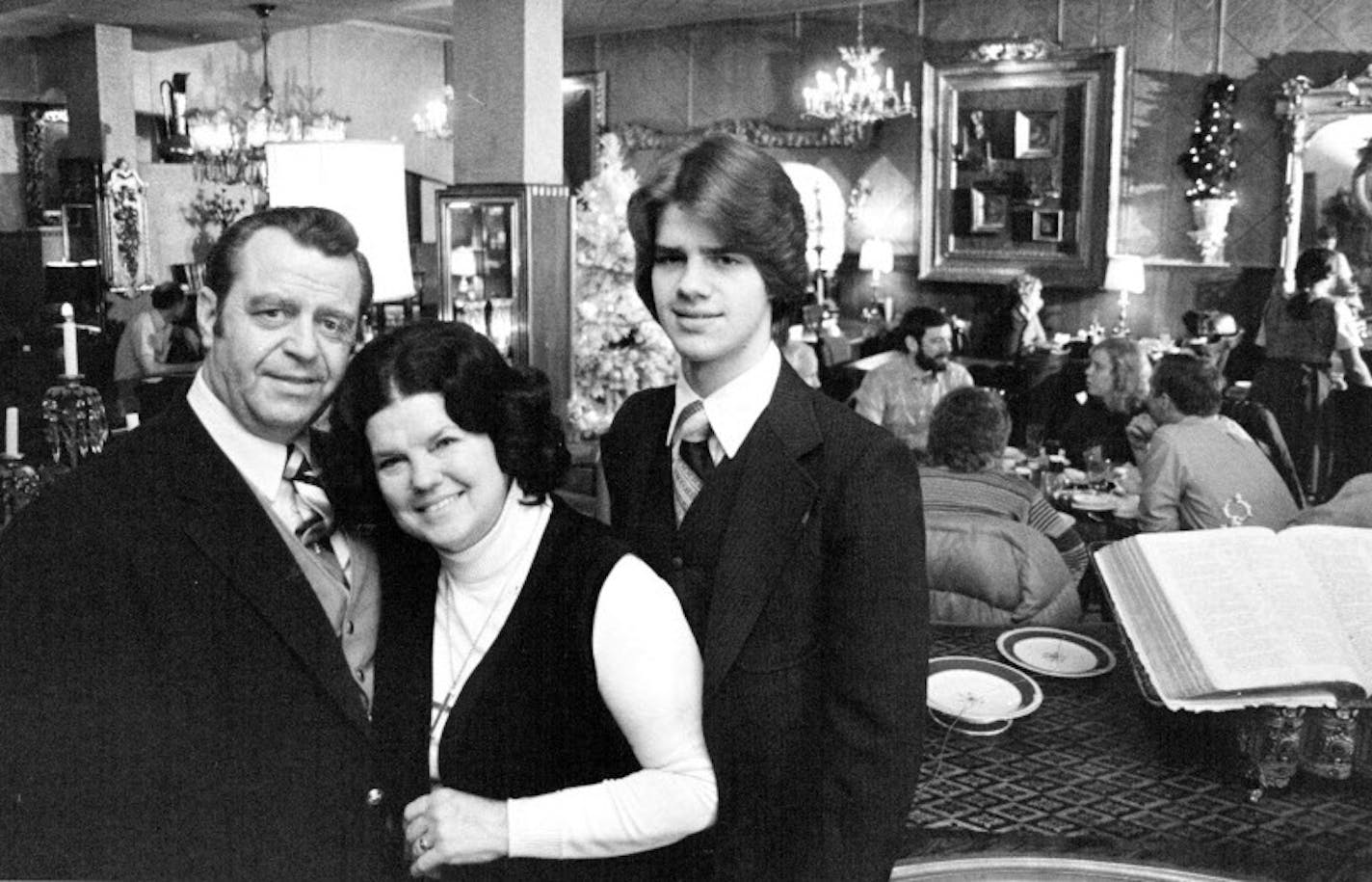 December 26, 1980 Clayton and Jeanne Sonmore and their son, Tim, stood in the lobby of Becky's cafeteria. The Sonmores said they minister to the physical, spiritual and emotional needs of their customers. Or you could just sit down in Becky's Cafeteria and enjoy a home-cooked meal. Clayton and Jeanne Sonmore have operated the cafeteria at 1934 Hennepin Av. since 1949 with a simple philosophy. December 23, 1980 Darlene Pfister, Minneapolis Star Tribune