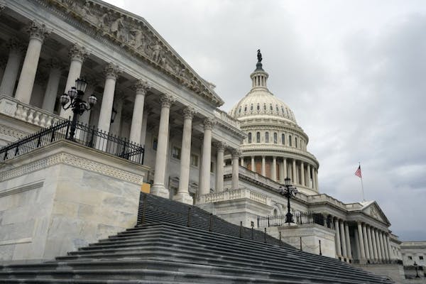 The U.S. Capitol in Washington on Friday. White House officials and Democrats blamed each other for the looming expiration by day's end of a $600 week