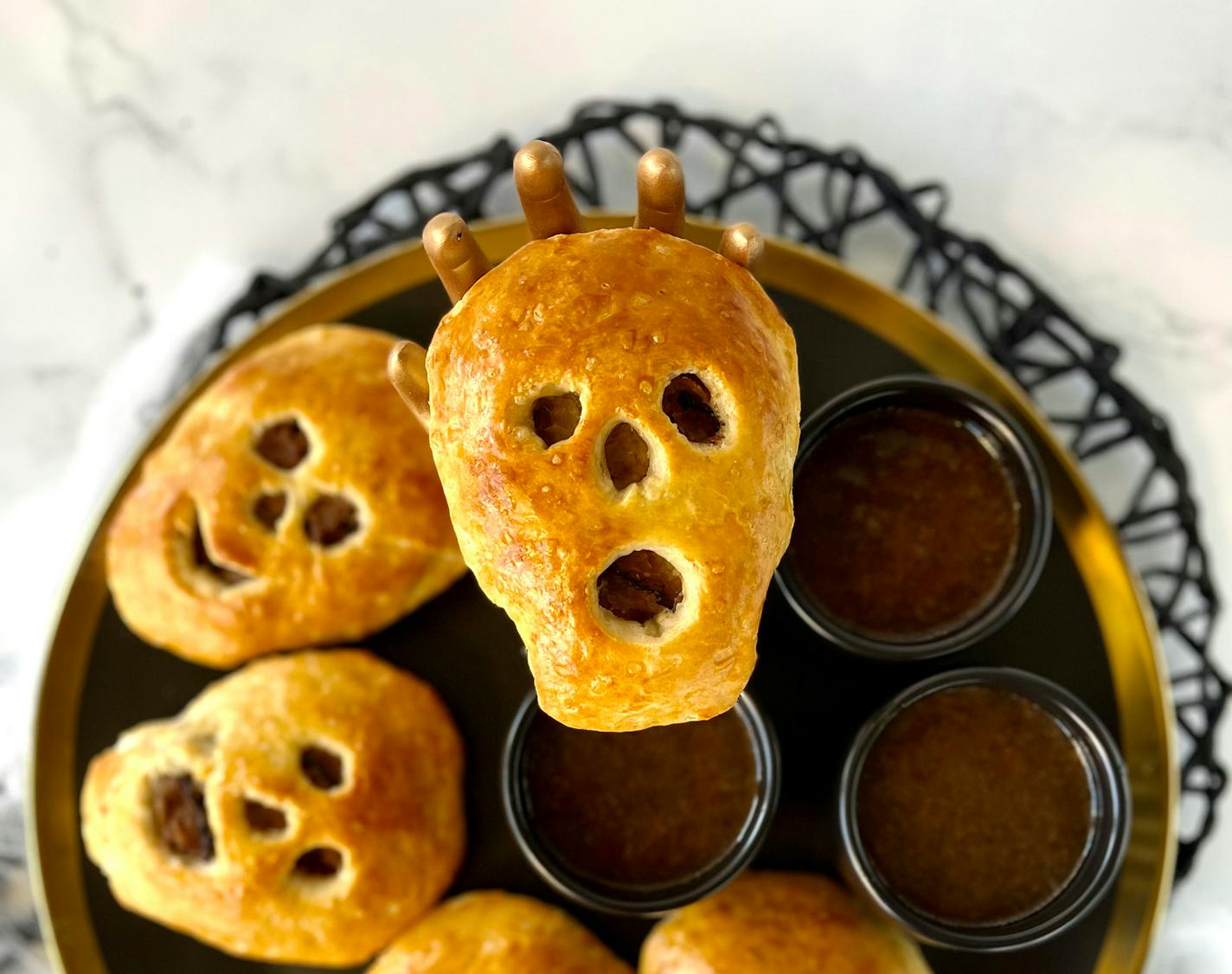 French dips become a spooky sight. Photo provided by Campbell's