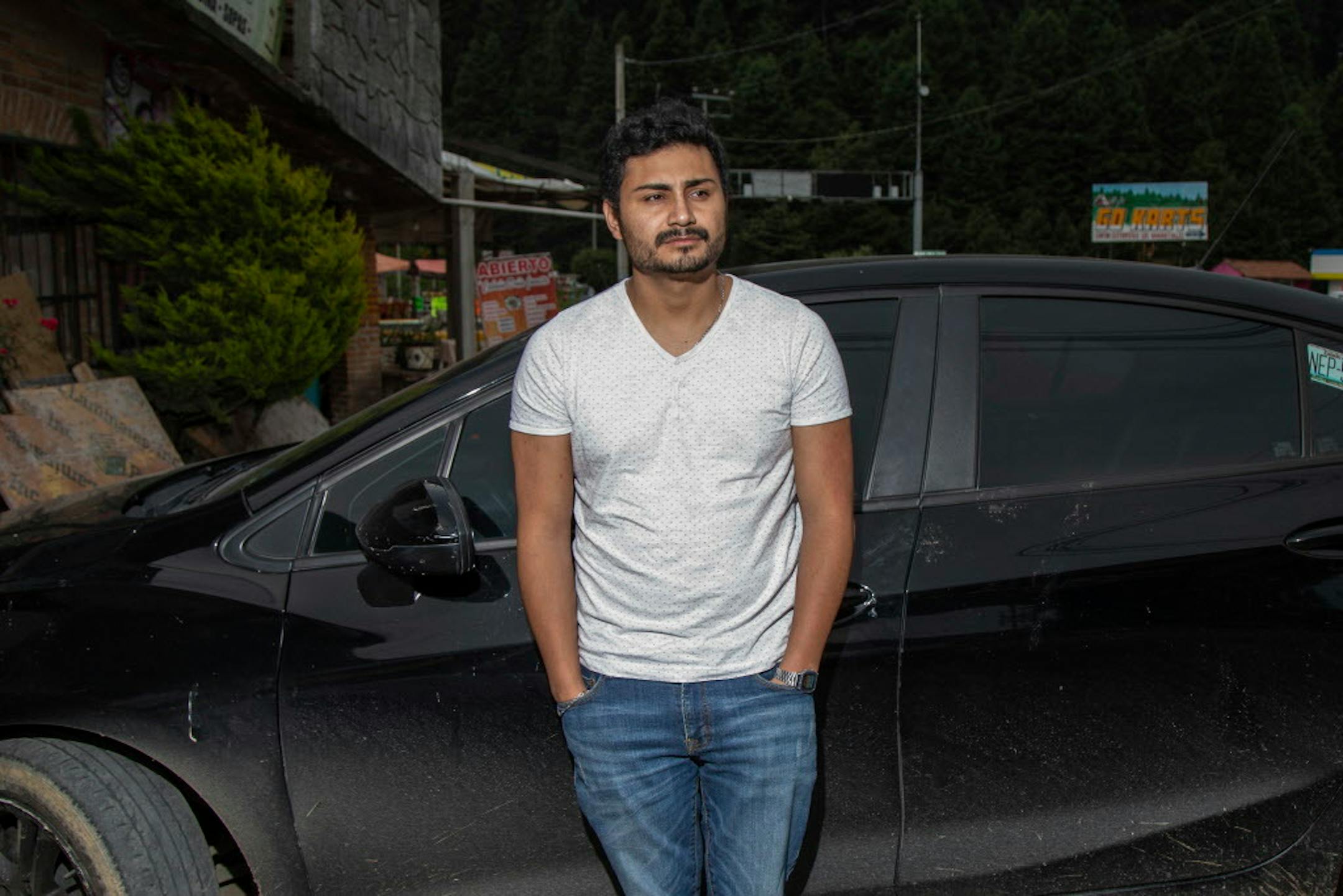 Bernardo Reyes Rodriguez poses for a portrait in La Marquesa, Mexico, Saturday, June 30, 2018. Rodriguez is looking for answers after being arrested by immigration officers whilst pending review for a U visa for him and his wife. Under past presidents, people who were here illegally but qualify for a U visa were usually allowed to wait stateside until their petition was approved. But now ramped-up immigration enforcement has meant that some of them are getting swept up by U.S. Immigration and Cu