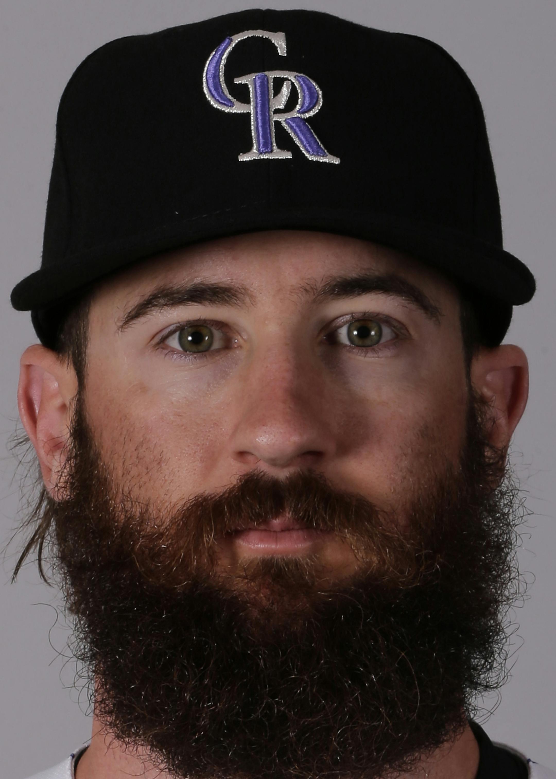 This is a 2016 photo of Charlie Blackmon of the Colorado Rockies baseball team. This image reflects the Colorado Rockies active roster as of Monday, Feb. 29, 2016, when this image was taken. (AP Photo/Charlie Riedel) ORG XMIT: NYJW518