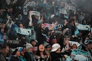 Minnesota United fans celebrated a win against the Los Angeles Galaxy last Oct. 7 at Allianz Field.