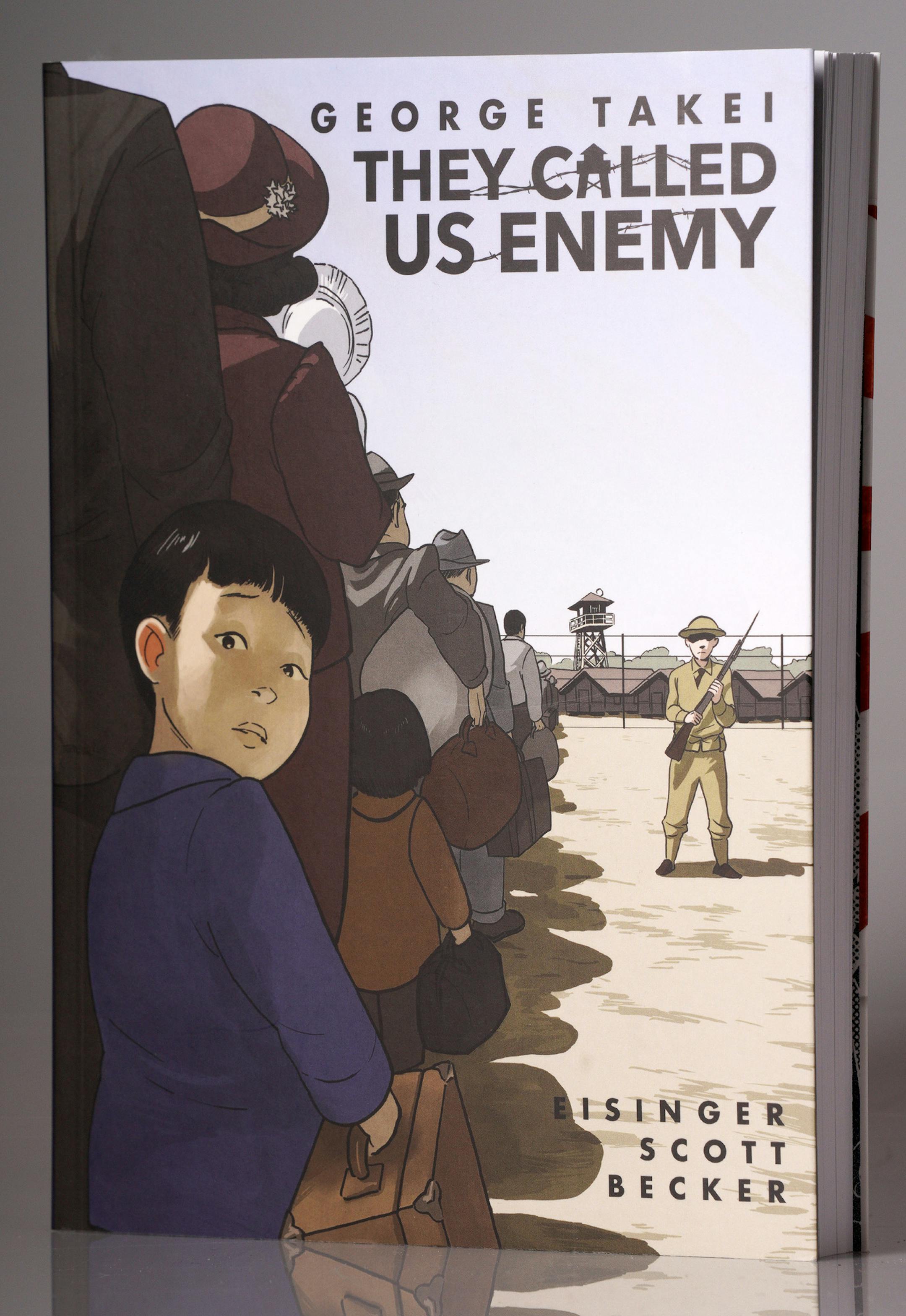 They Called Us Enemy by George Takei. ] ANTHONY SOUFFLE • anthony.souffle@startribune.com Books for the newspaper's Holiday Books Guide photographed in the Star Tribune photo studio Thursday, Nov. 7, 2019 in Minneapolis.