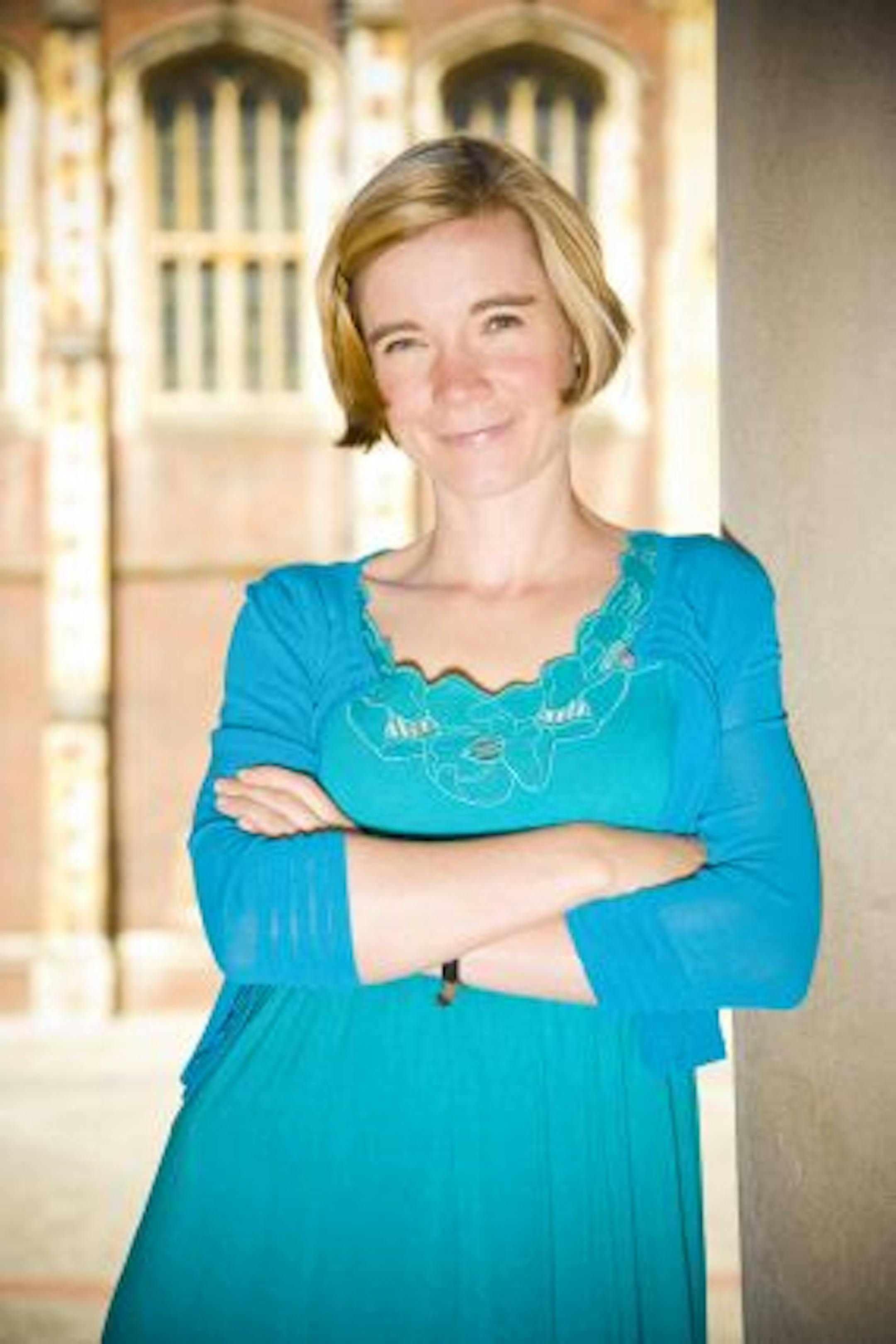 Lucy Worsley, author, at Hampton Court
