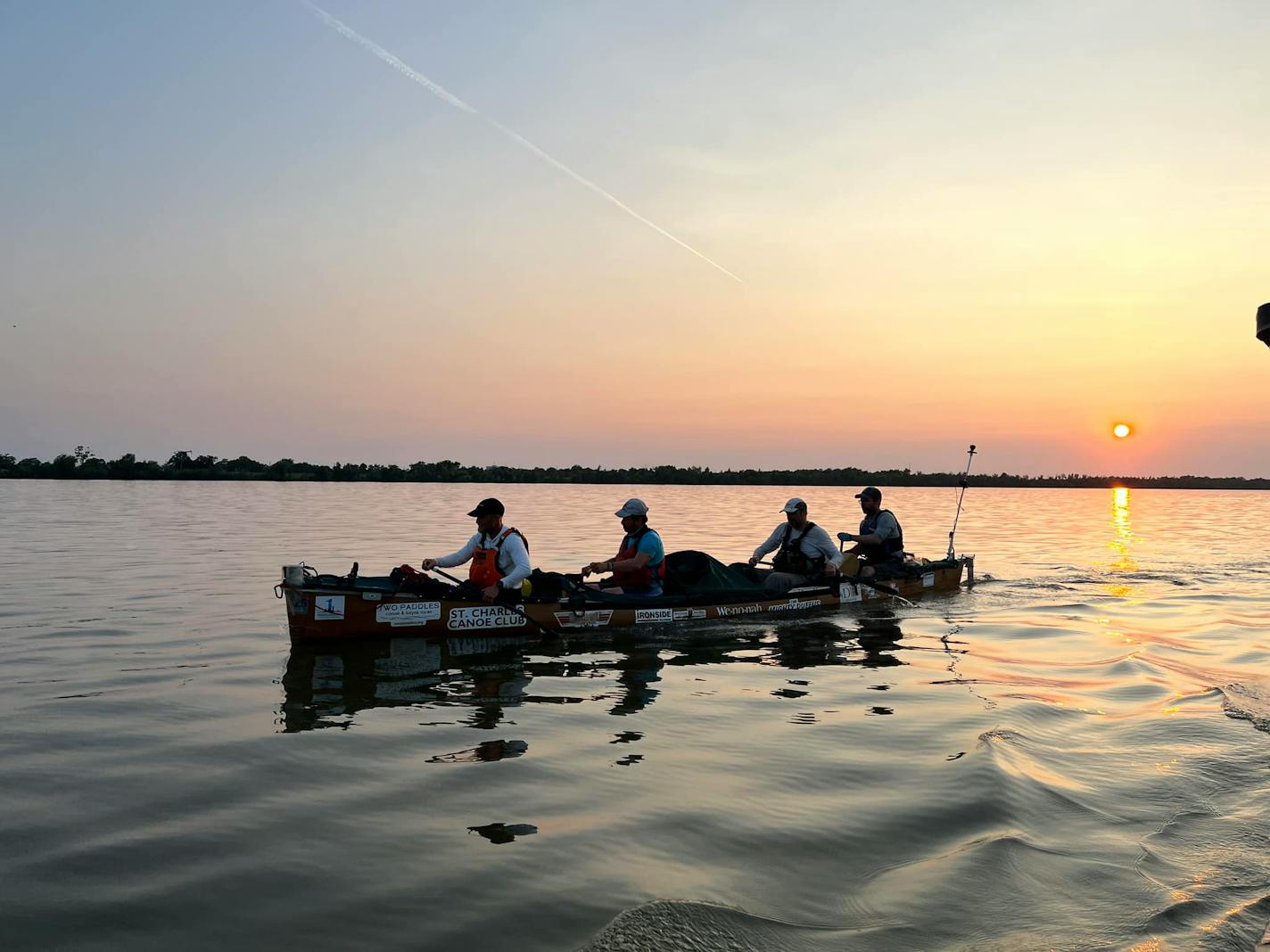 The Mississippi Speed Record team on its final push Friday.