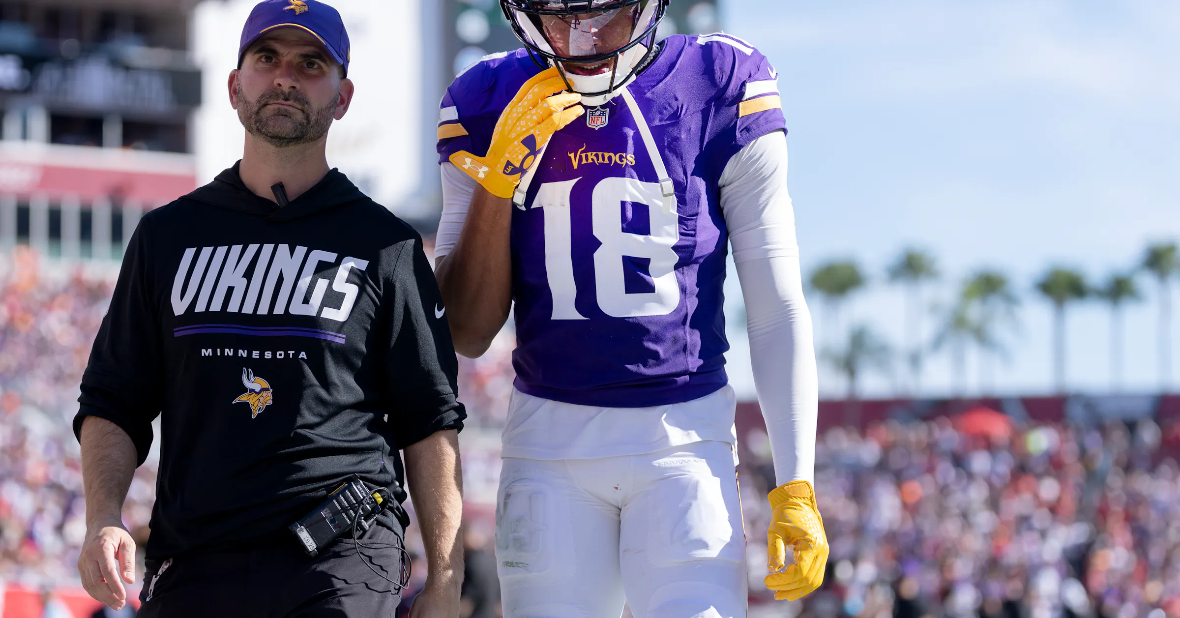 Vikings get ‘good news’ on star WR Justin Jefferson’s ankle injury