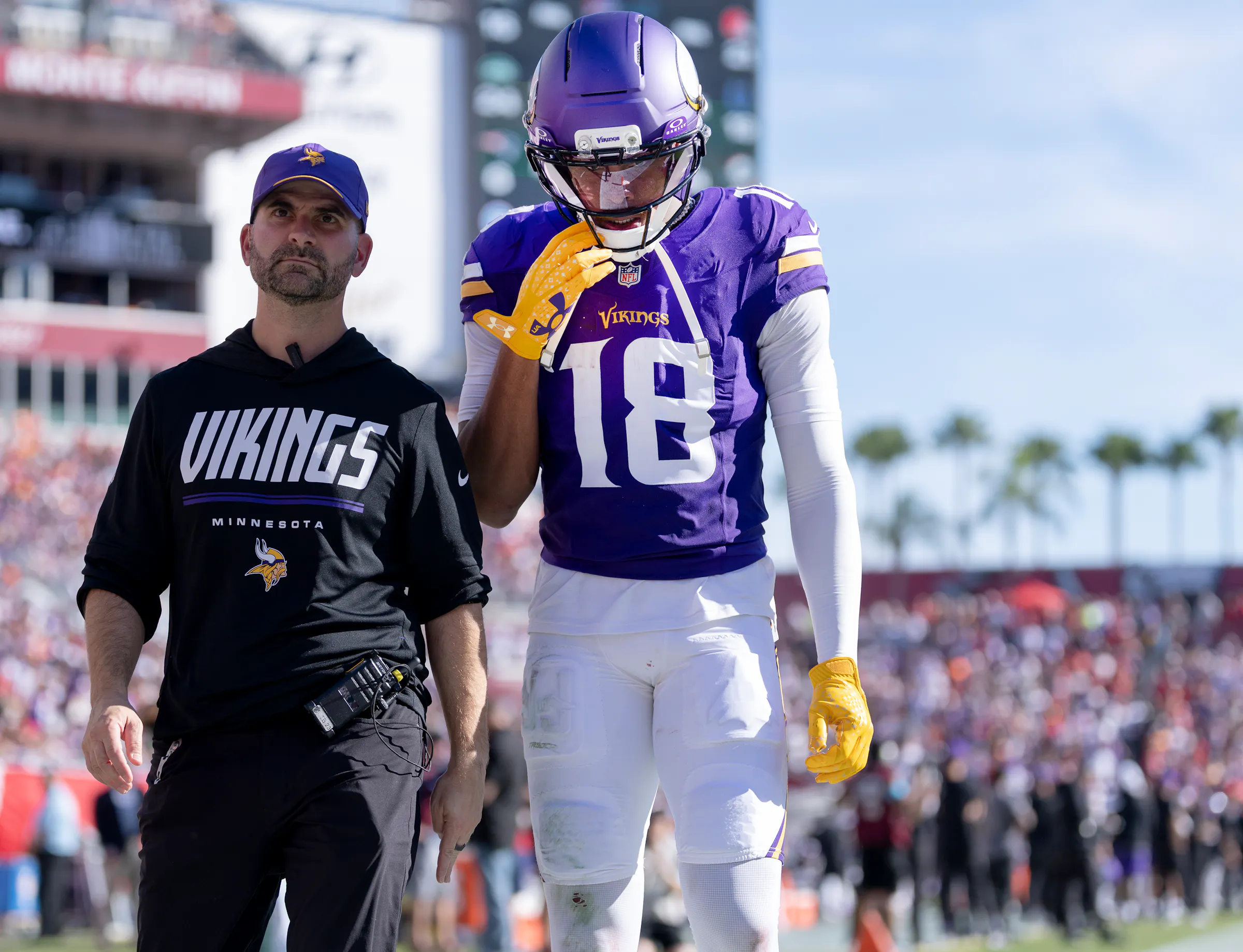 Vikings get ‘good news’ on star WR Justin Jefferson’s ankle injury
