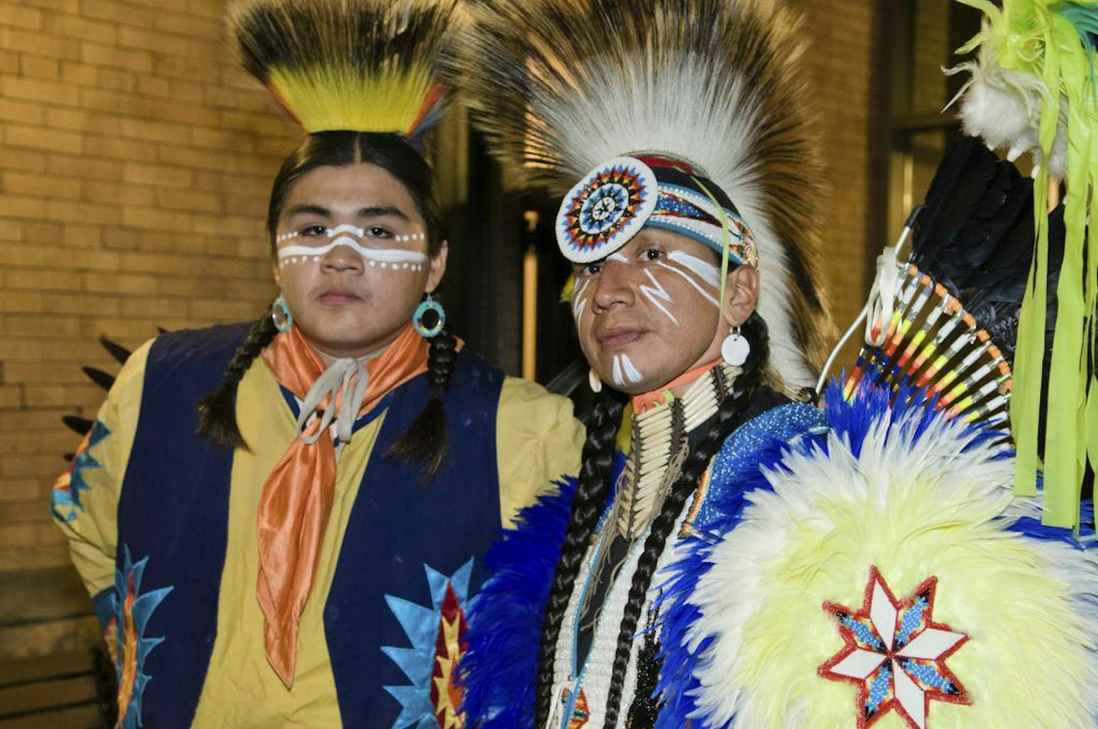 Joe Artishon and Larry Yazzie. American Indian College Fund�s Flame of Hope gala in Minneapolis.