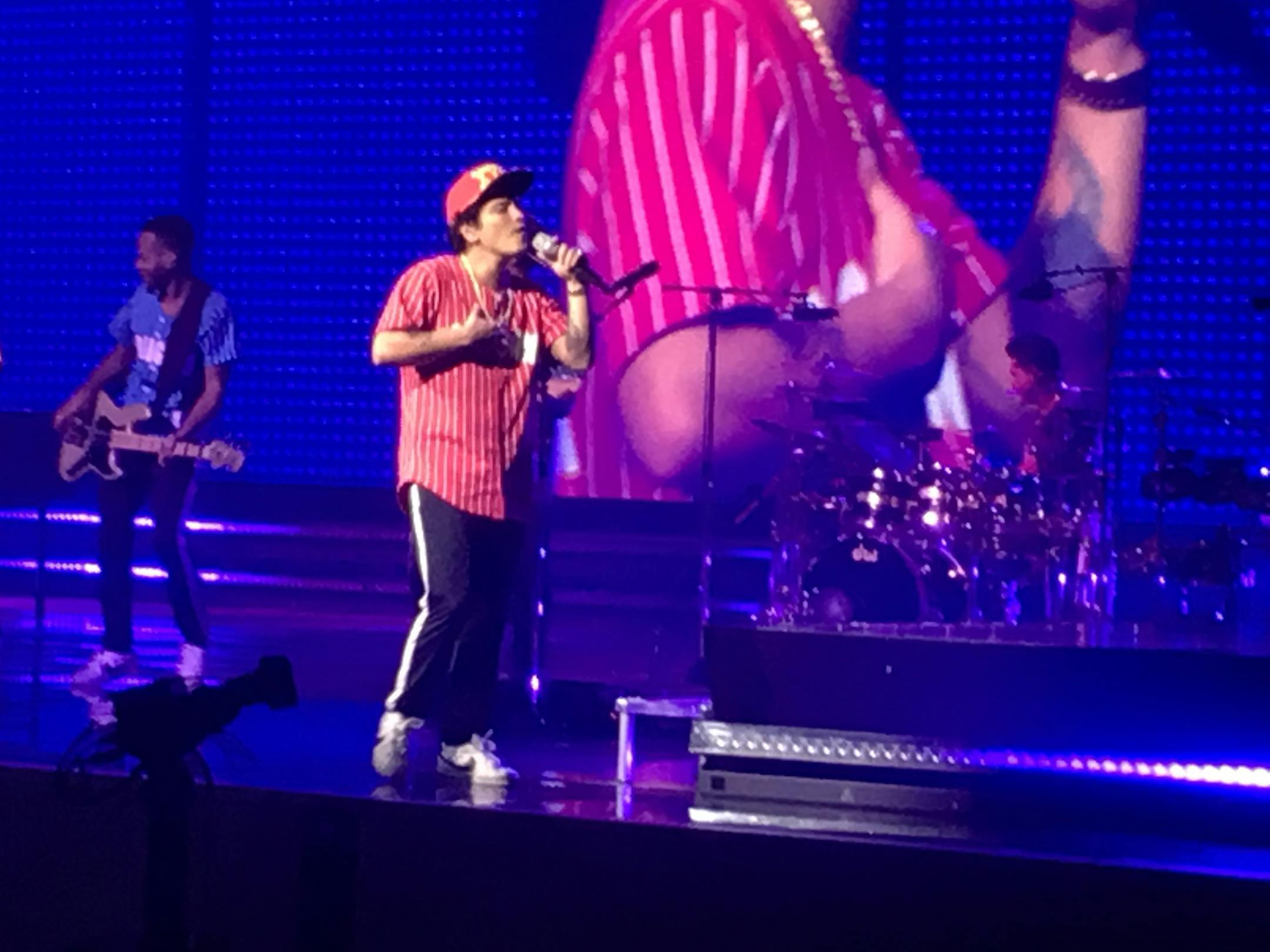 Bruno Mars played at Xcel Energy Center in St. Paul on Saturday night.