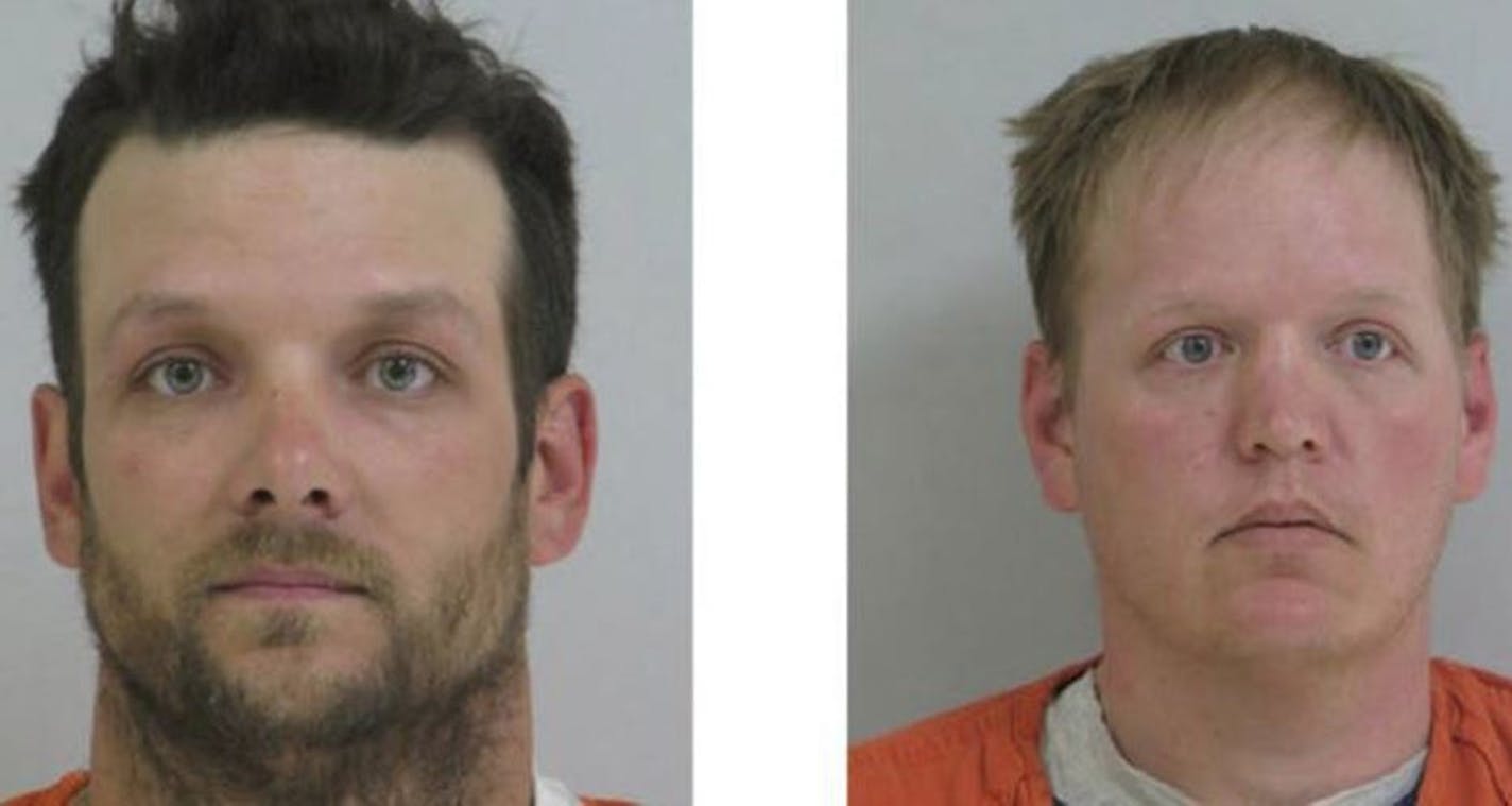 Troy Traut, left, and Jacob Larson Credit: Douglas County jail