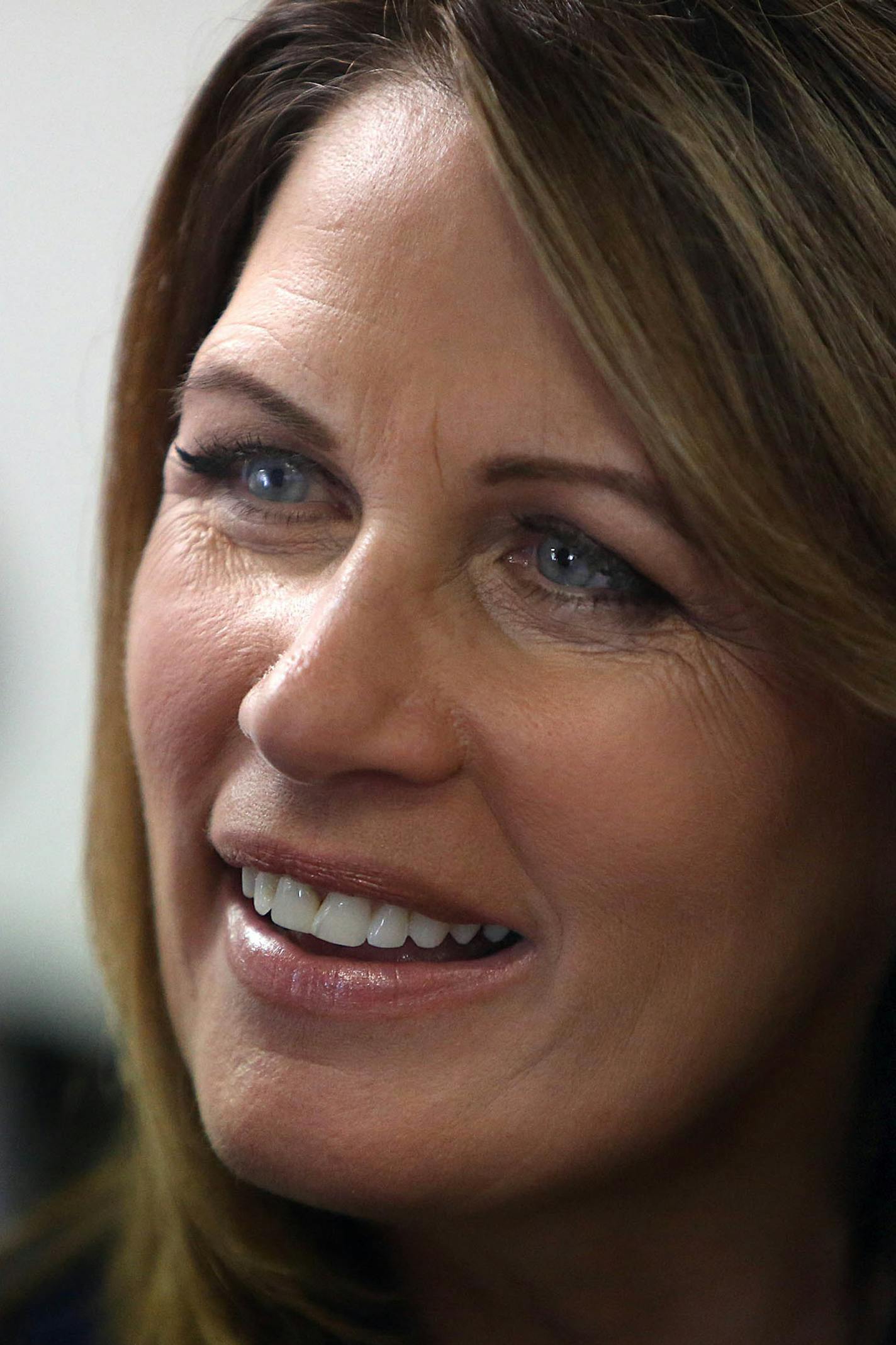 Rep. Michele Bachmann interacted with patrons of the Forest lake American Legion Post. ] JIM GEHRZ&#x201a;&#xc4;&#xa2;jgehrz@startribune.com (JIM GEHRZ/STAR TRIBUNE) / Oct. 20, 2012 / 1:30 PM, Forest Lake, MN**BACKGROUND INFORMATION: Rep. Michele Bachmann made a stop along the campaign trail at the American Legion Fall Festival and Booya in Forest lake Saturday afternoon.