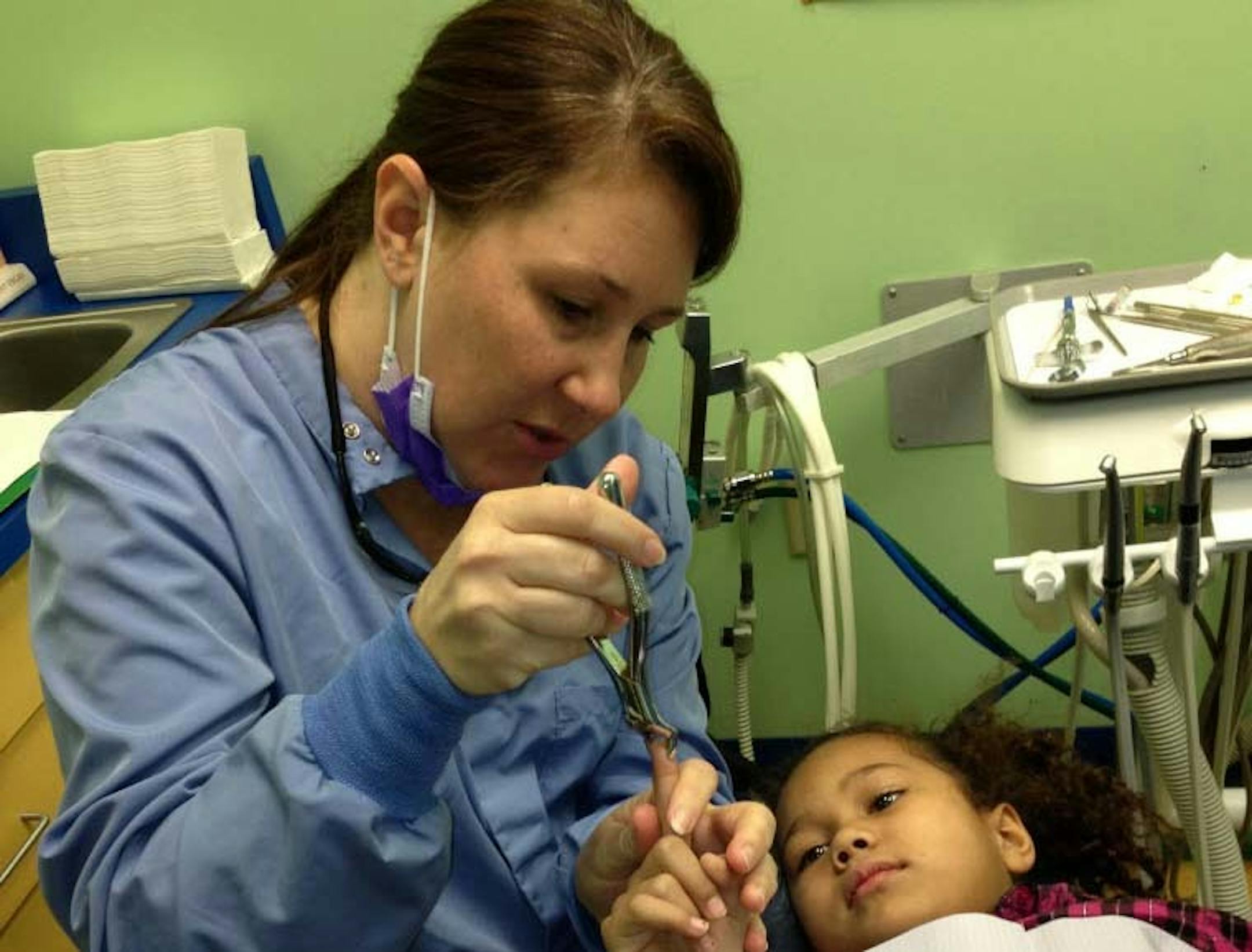 Christy the dental therapist.