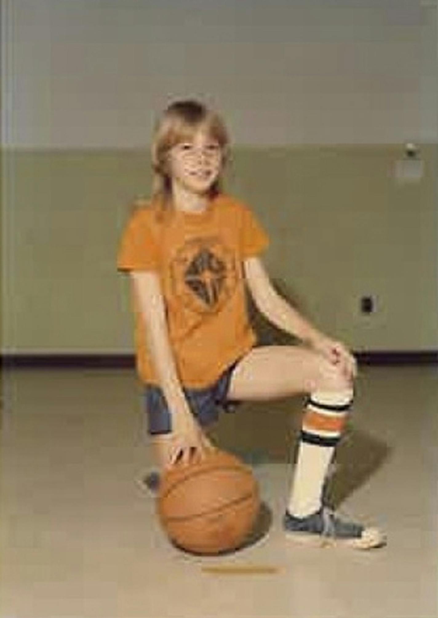 accompanies profile of MN Lynx WNBA coach Cheryl Reeve - family photos from her childhood,-Her Father was Larry, Mother Rae. Older brother Larry, Jr., younger brother Tom.