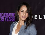 FILE - In this May 20, 2016 file photo, actress Meghan Markle poses at P.S. Arts' "the pARTy!" in Los Angeles. Markle has been an actress for more tha