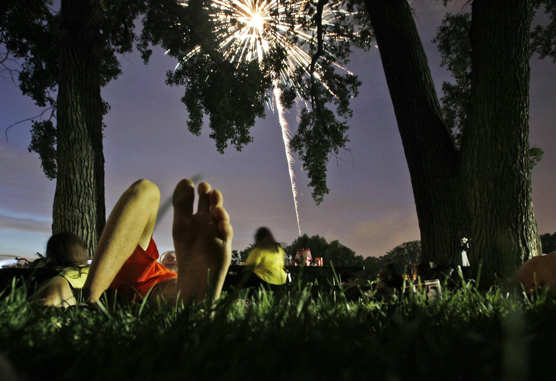 File photo of Powderhorn Park, where folks are watching Fourth of July fireworks.