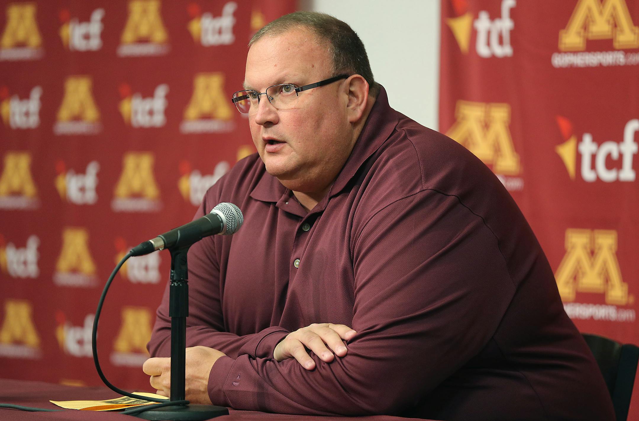 Gophers football coach Tracy Claeys didn't declare a pecking order in the competition at quarterback behind starter Mitch Leidner. Demry Croft, Conor Rhoda, Seth Green and Mark Williams are part of the mix. Claeys planned to give the players a depth chart Tuesday, giving them time to digest their roles before installing the game plan for the Sept. 1 opener against Oregon State.