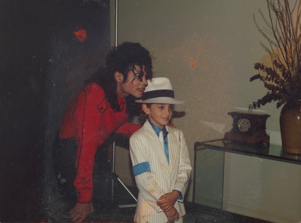 Michael Jackson and Wade Robson in 