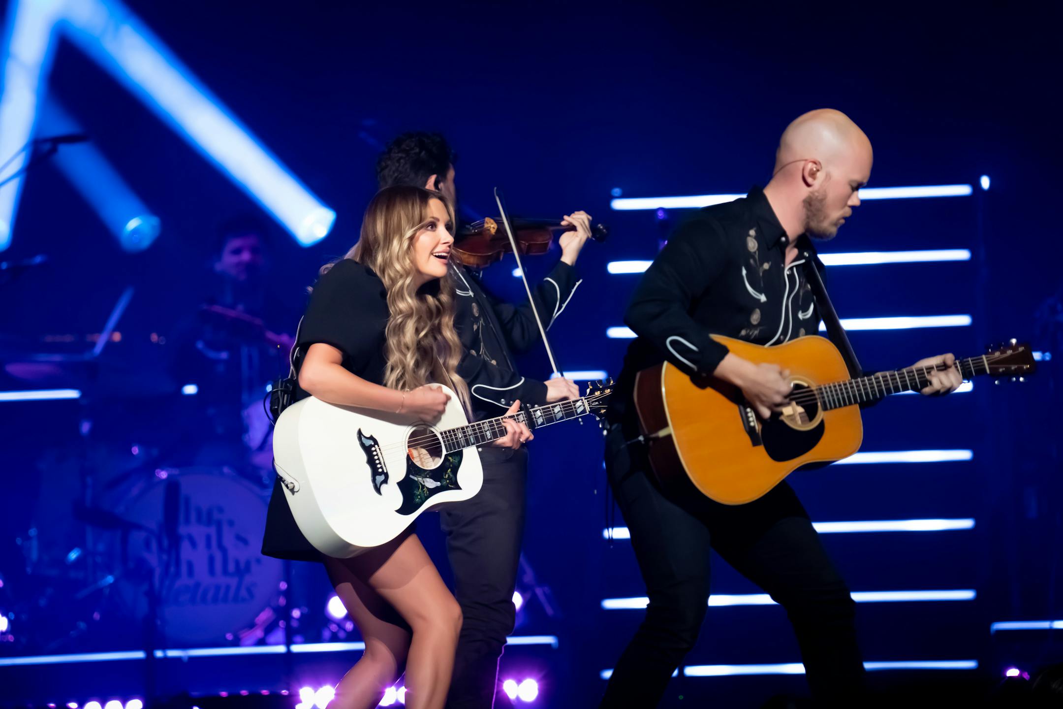 Carly Pearce opened at the Xcel Arena for Blake Shelton's Back to the Honky Tonk Tour.