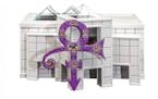 Detail of Prince's urn created by Foreverence using 3D printing technology. Photo provided by Rememberence