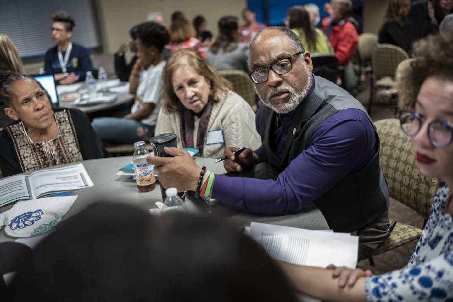 William Moore, an Executive Committee member of the St. Paul NAACP participated in a breakout session of the PCIARC to find out more about how the process worked.