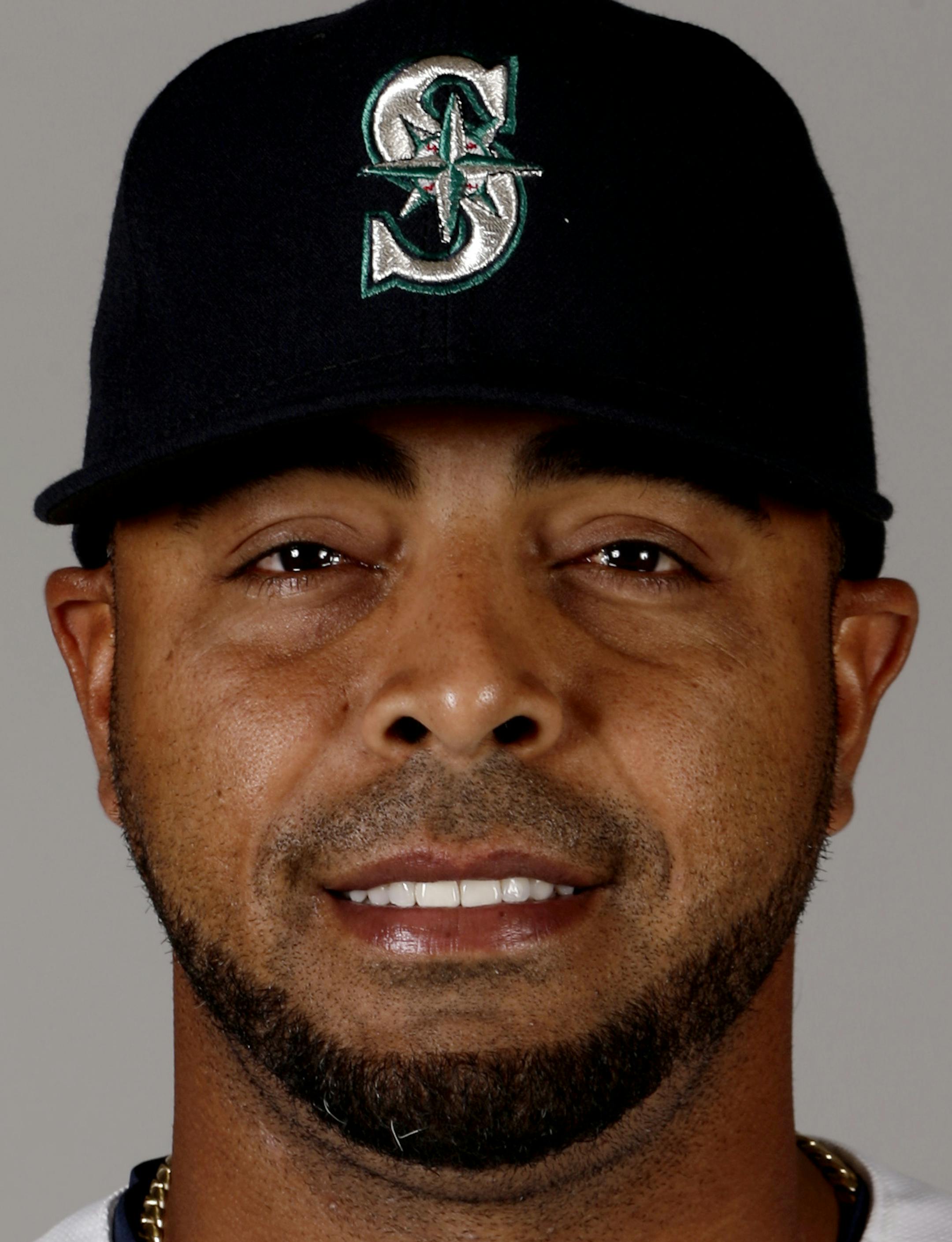 This is a 2016 photo of Nelson Cruz of the Seattle Mariners baseball team. This image reflects the Seattle Mariners active roster as of Saturday, Feb. 27, 2016, when this image was taken. (AP Photo/Charlie Riedel) ORG XMIT: NYJW638