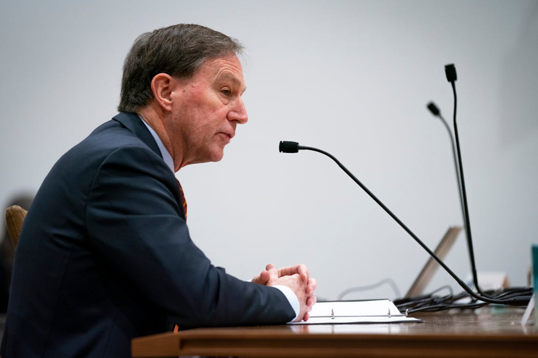 University of Minnesota Interim President Jeff Ettinger met Wednesday with student groups organizing pro-Palestinian protests on campus. He's pictured