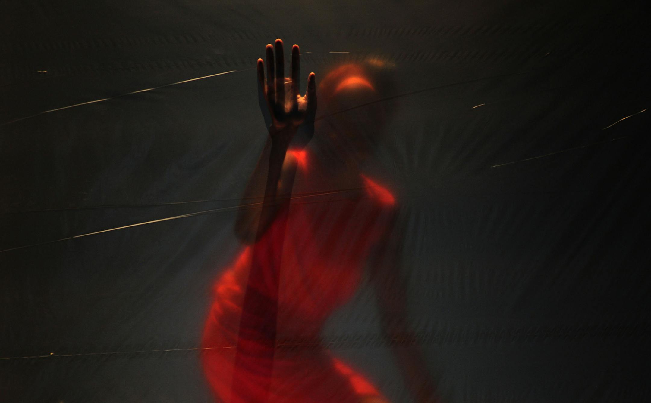 Okwui Okpokwasili in "Poor People's TV Room."