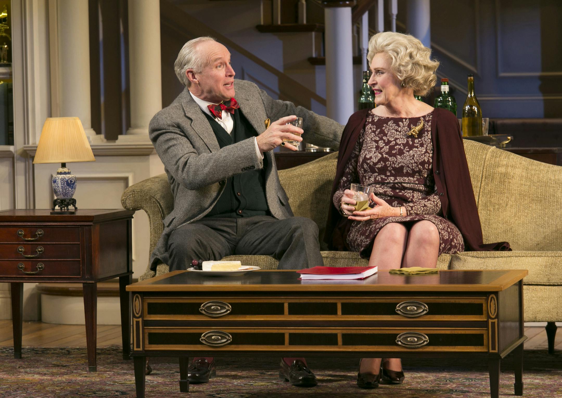 Peter Thomson and Kandis Chappell in "The Cocktail Hour"