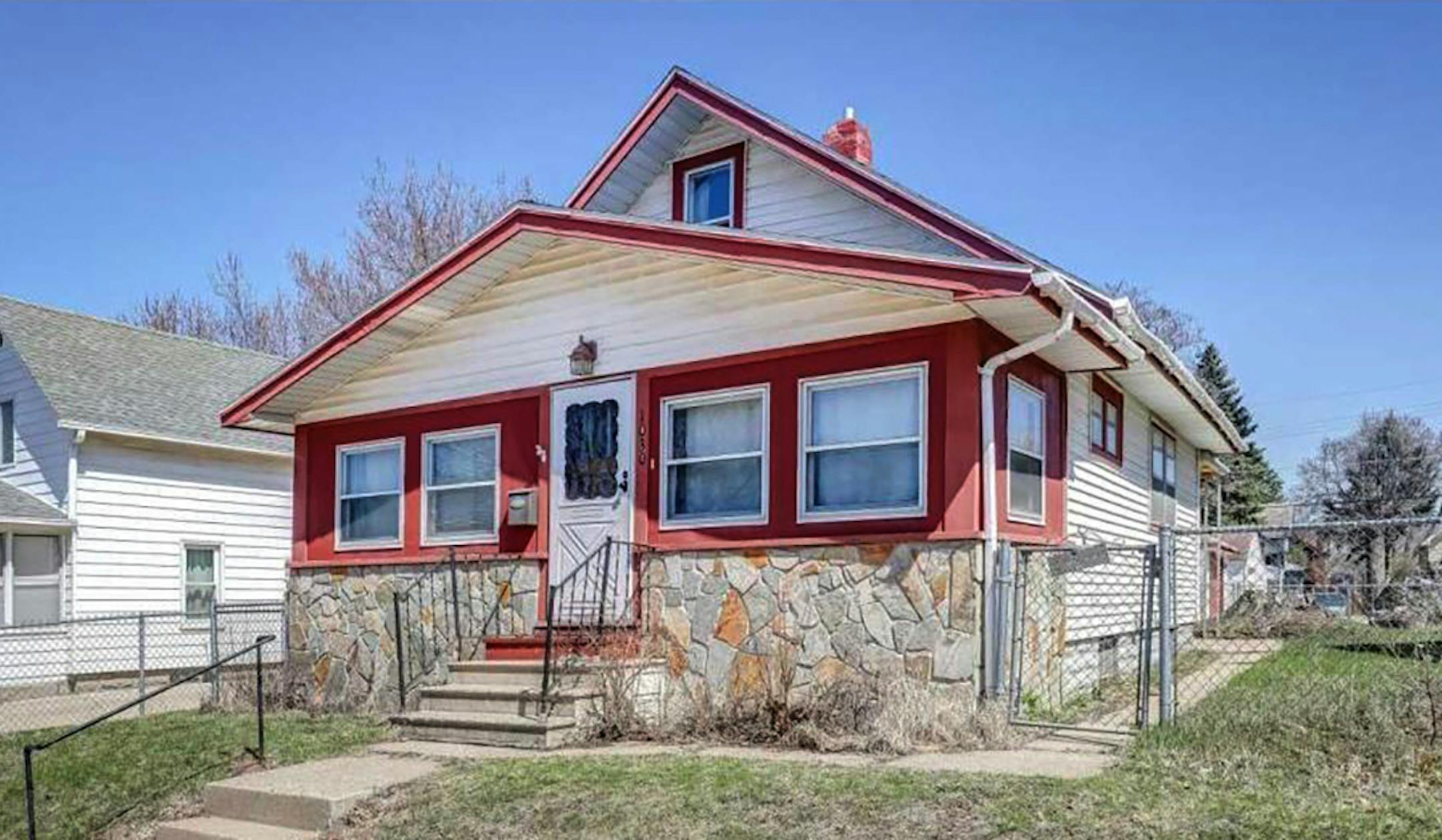 St. Paul
Built in 1923, this two-bedroom, one-bath house located in the North End neighborhood has 950 square feet and features an upper level bedroom, hardwood floors, eat-in kitchen, partially-finished basement, patio, porch, fenced yard and one-car detached garage. Listed by Tom Hudock, Keller Williams Realty Elite, 612-267-6516.