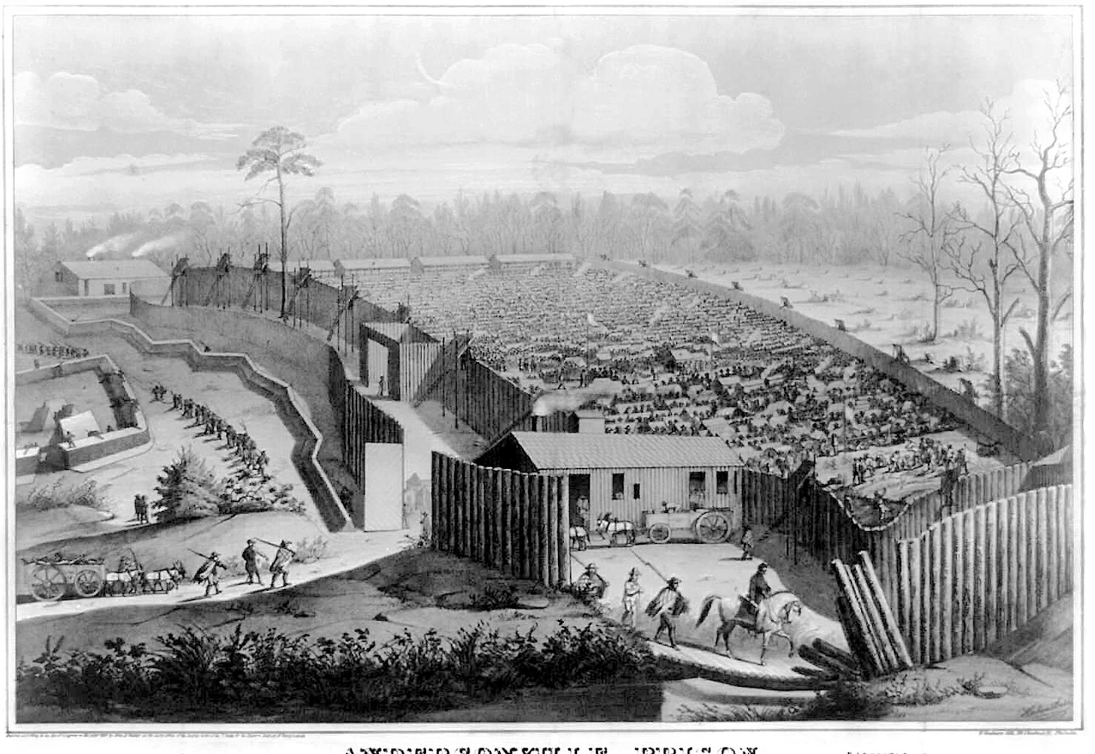 Of the 45,000 Union soldiers held at Andersonville, 13,000 died.