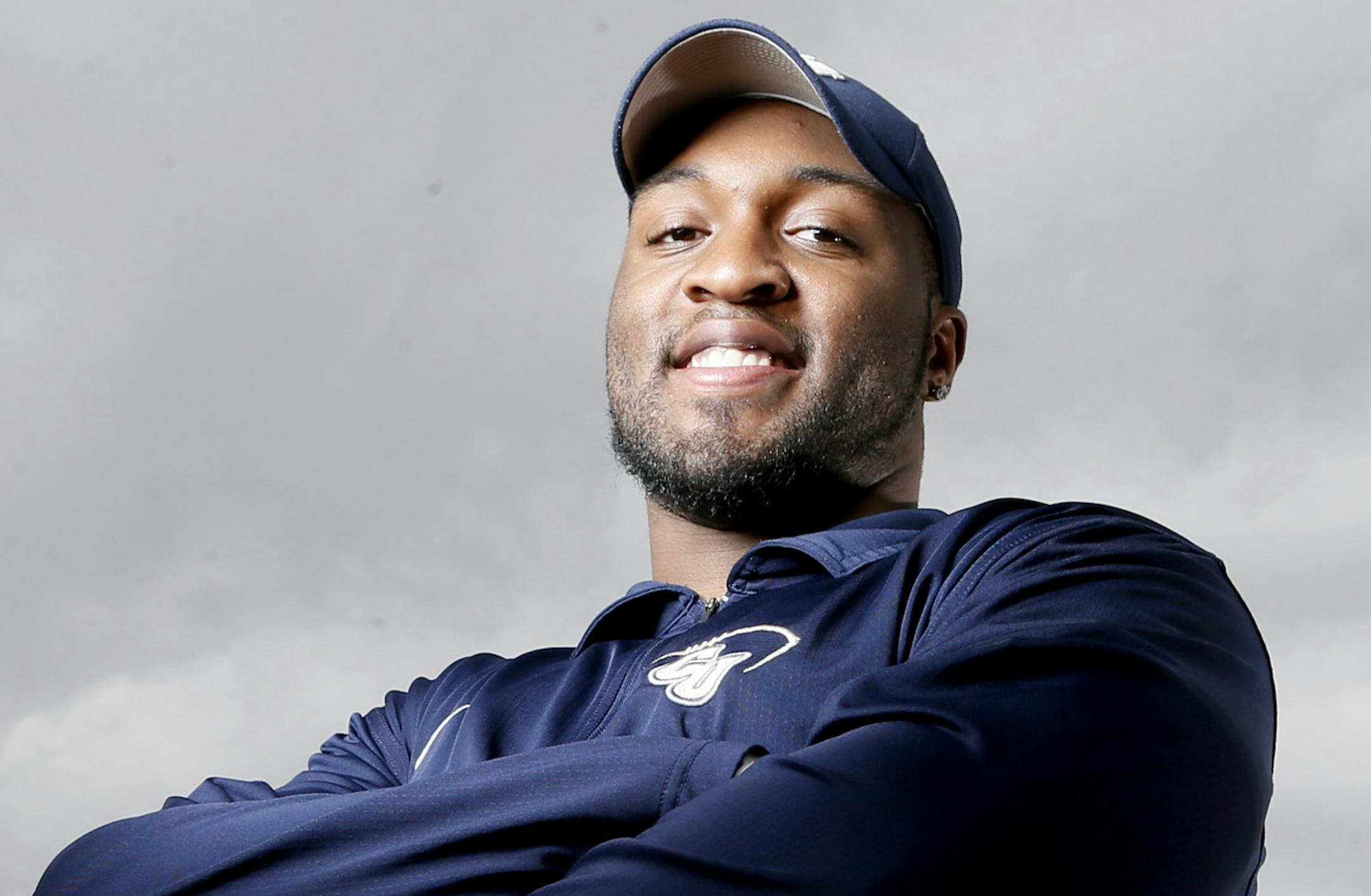 Zach Moore of Concordia of St. Paul is expected to be taken in this week NFL draft posed for a portrait Monday May 5, 2014 in St. Paul, MN. ] Jerry Holt Jerry.holt@startribune.com