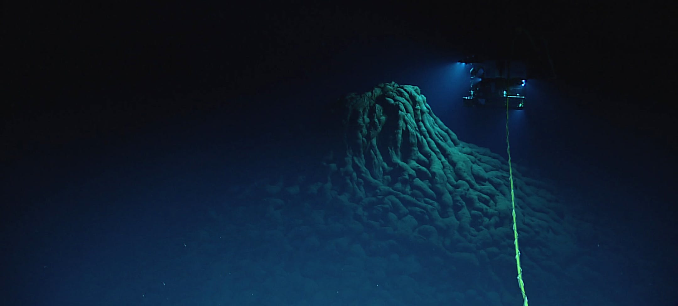 A remote operated vehicle observed a vent on pillow lava at the bottom of the sea, discoveries that could reveal the health of ecosystems.