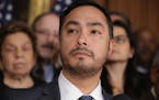 Rep. Joaquin Castro (D-Texas) during a news conference on February 25, 2019, in Washington, D.C. (Chip Somodevilla/Getty Images/TNS) **FOR USE WITH TH