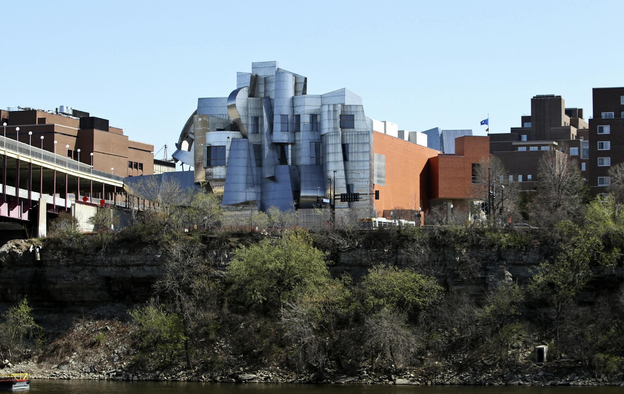 Exterior of the Frederick R. Weisman Art Museum in Minneapolis, MN.