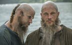 Vikings
Floki (Gustaf Skarsgard) and Ragnar (Travis Fimmel) from HISTORY's "Vikings"
Photo by Jonathan Hession
Copyright 2016
