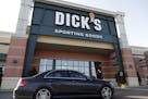 A Dick's Sporting Goods store is seen in Arlington Heights, Ill., Wednesday, Feb. 28, 2018. Dick's Sporting Goods announced Wednesday that it will imm