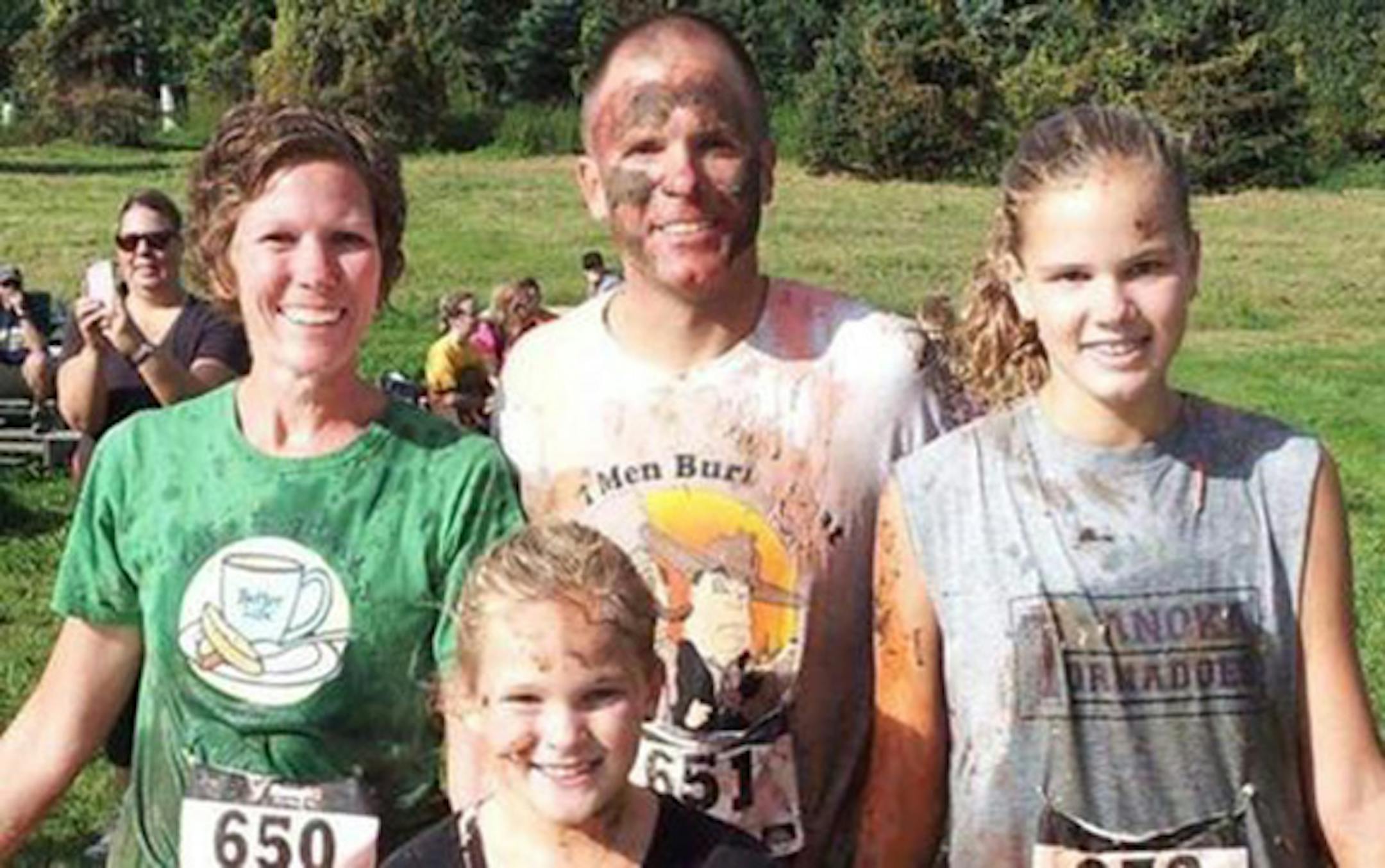Penny Verdeck, left, is shown with her family in a photo provided by her husband.