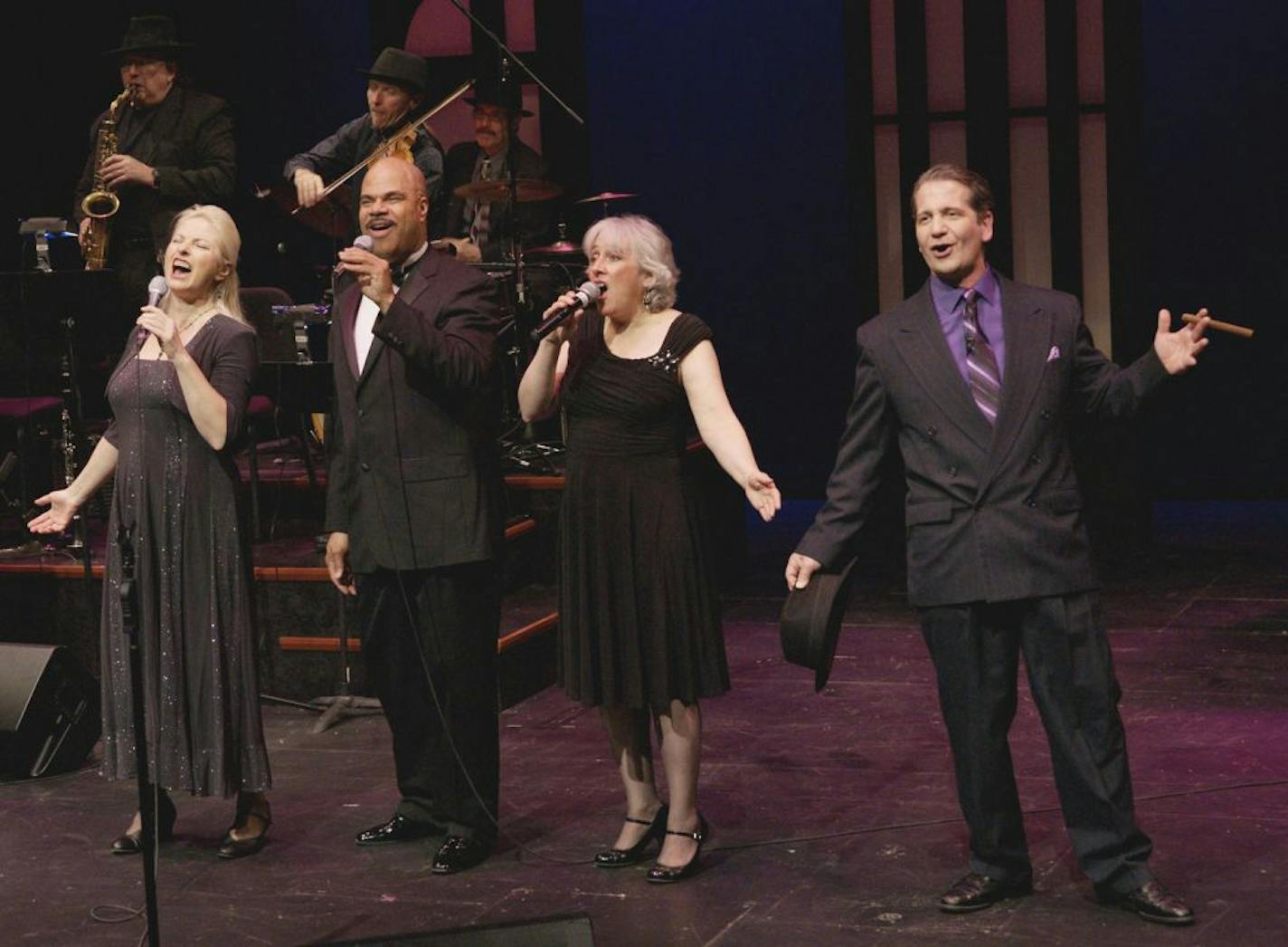 Petronella J. Ytsma
"Soul of Gershwin" at Park Square. From left: Prudence Johnson, T. Mychael Rambo, Maggie Burton and Michael Paul Levin.